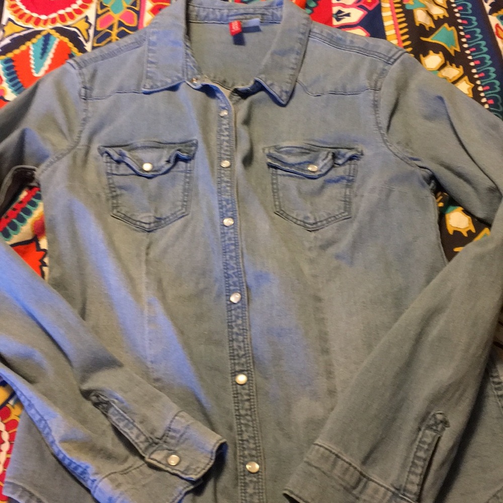 H&M western chambray shirt, size 10